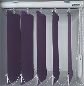 Store à bandes verticales 127 mm - Tissu Violet