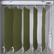 Store à bandes verticales 127 mm - Tissu Vert