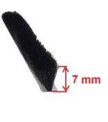 Joint brosse coulisse volet roulant ou moustiquaire talon 5 mm brosse 7 mm